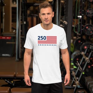 USA 250th Anniversary Unisex Shirt, Minimalist 1776-2026 T-Shirt, Patriotic America Semiquincentennial Gift, 250 Years of Freedom Tee