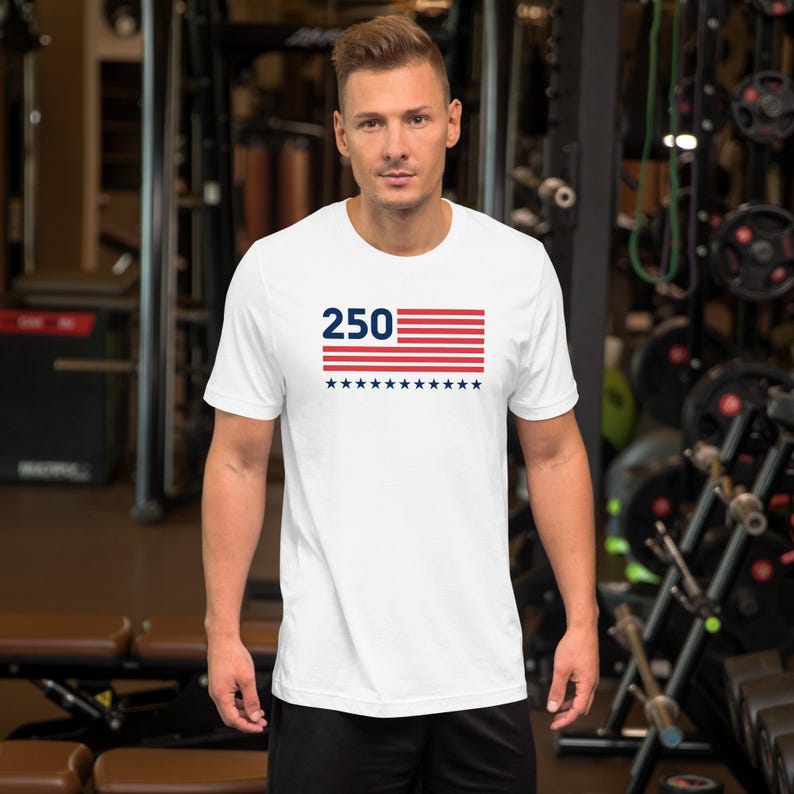USA 250th Anniversary Unisex Shirt, Minimalist 1776-2026 T-Shirt, Patriotic America Semiquincentennial Gift, 250 Years of Freedom Tee