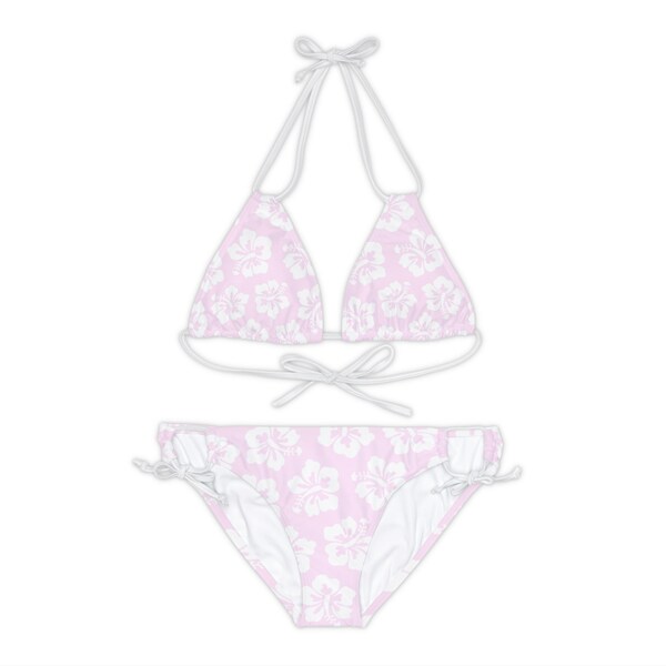 Flounce Hibiscus Bikini Set
