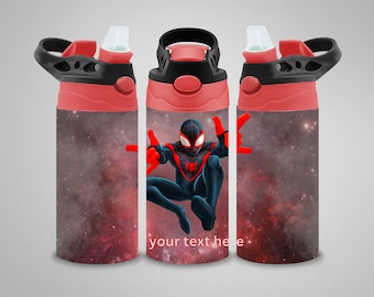12oz. Superhero gerader Flip-Top-Becher