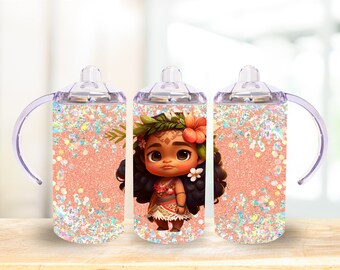 12 onzas. Descarga digital del vaso de taza con sorbete recto de personajes