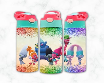 12oz. Character straight flip top tumbler digital download
