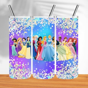 20oz. Princess straight tumbler digital download