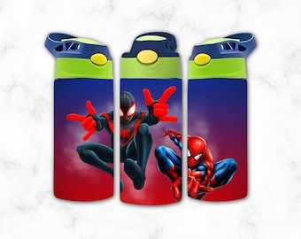 12 onzas. Descarga digital del vaso superior abatible recto de superhéroe