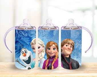 12oz. Princess straight sippy cup tumbler digital download