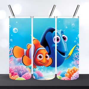 10in. Character straight tumbler digital download