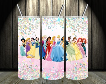 20oz. Princess straight tumbler digital download
