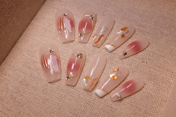 Minkissy Nagel-Perlen Set – DIY Nail Art Deko, Verschiedene 3D-Motive