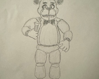 Cinque notti da Freddy. Il disegno di Freddie