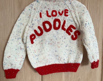 I Love Puddles Cardigan