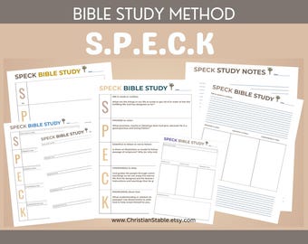 SPECK Bible Study Method