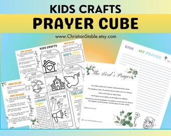 Prayer Cube KIDS CRAFTS