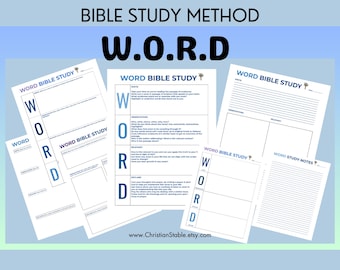 WORD Bible Study Method