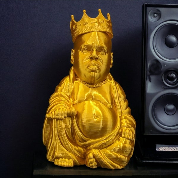 Biggie Smalls Buddha-Statue, berüchtigte große 90er-Hip-Hop-Rap-Legenden, 90er-Rapper, Hip-Hop-Geschenke
