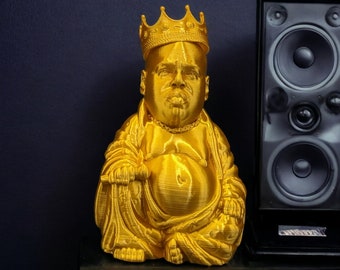 Statue de Bouddha Biggie Smalls, légendes notoires du rap hip hop BIG des années 90, rappeurs des années 90, cadeaux hip hop