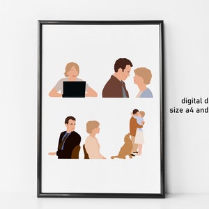 Tienes arte imprimible por correo, tienes póster por correo, Kathleen Kelly, tienda a la vuelta de la esquina, tienes impresión por correo, póster de película, arte de película a4