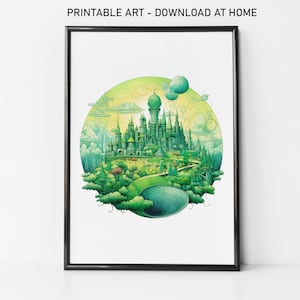 Oz print,wizard of oz art,wizard of oz wall print,a4 oz print,dorothy wizard of oz poster,oz gift,wizard of oz classic poster,emerald city