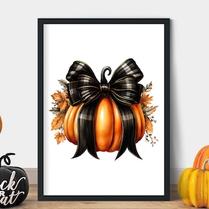 Impresión de calabaza, cartel de calabaza, letrero de calabaza, arte de calabaza y canela, arte de cocina de otoño, decoración de calabazas, impresión de calabaza, arte de otoño, póster de otoño, arte a4
