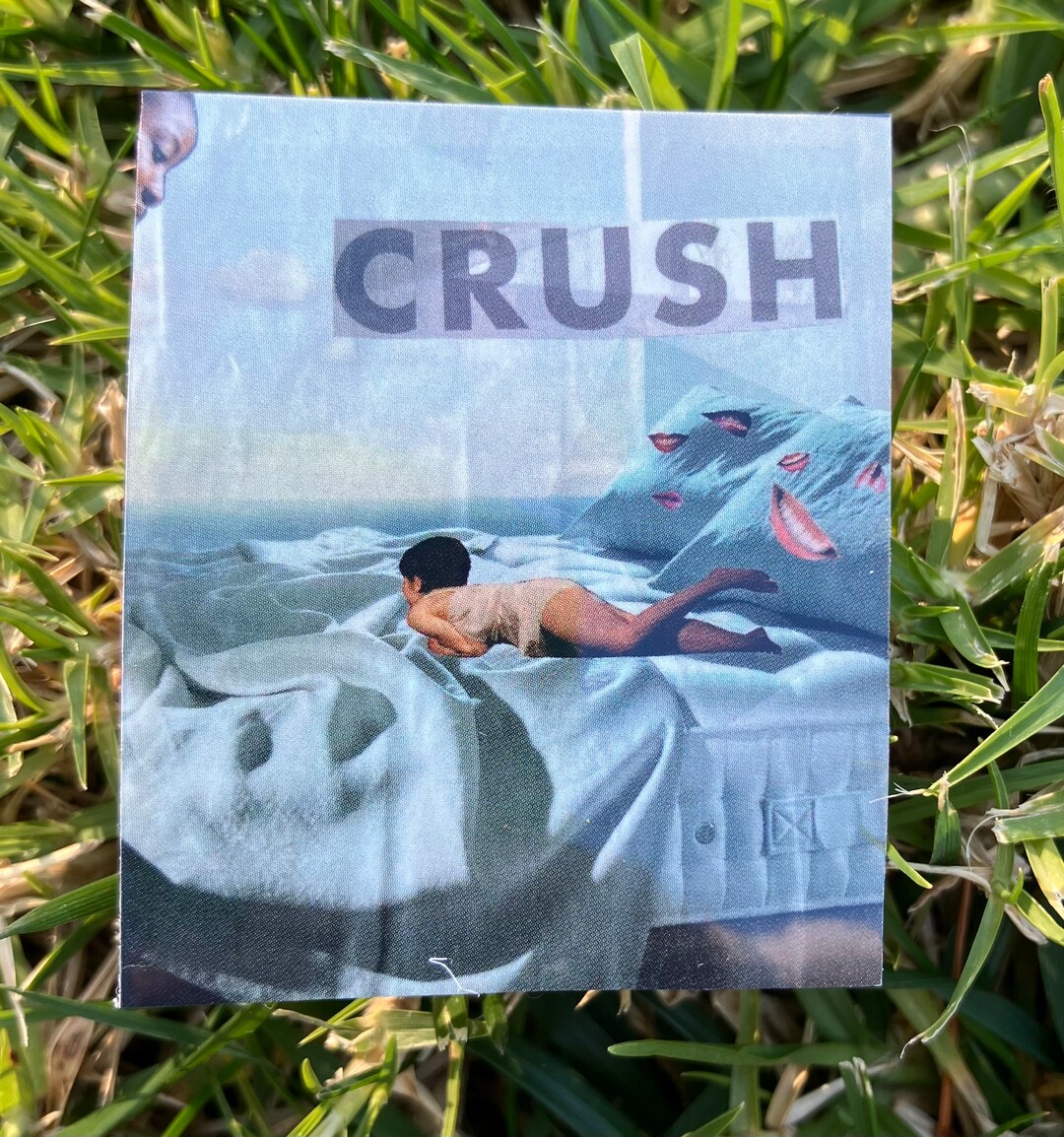 Crush Collage Art Sticker - Etsy