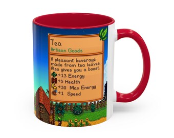 Stardew Valley Mug, Gamer Coffee Cup, Farming Game Gift