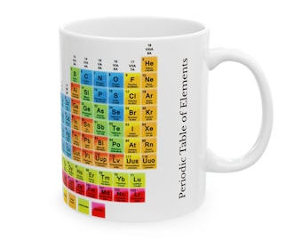 Periodensystem-Becher, Wissenschaft Geschenk, Chemielehrer Geschenk