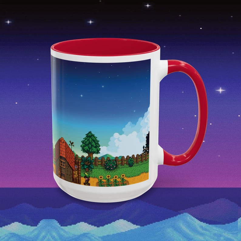 Stardew Valley Coffee Mug, Colorful Gamer Gift Bild 7