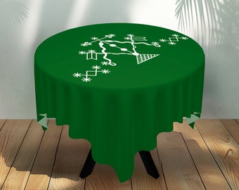 Damballa Ayida Wedo Altar Cloth: Channel Divine Serpent Energy, Haitian Vodou Ceremonial Alter Cloth