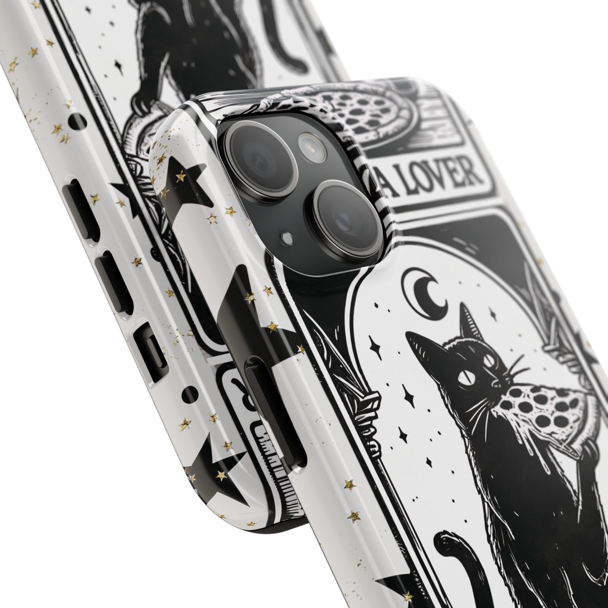 Pizza Lover iPhone Case Black Cat iPhone 11 12 13 14 15 16