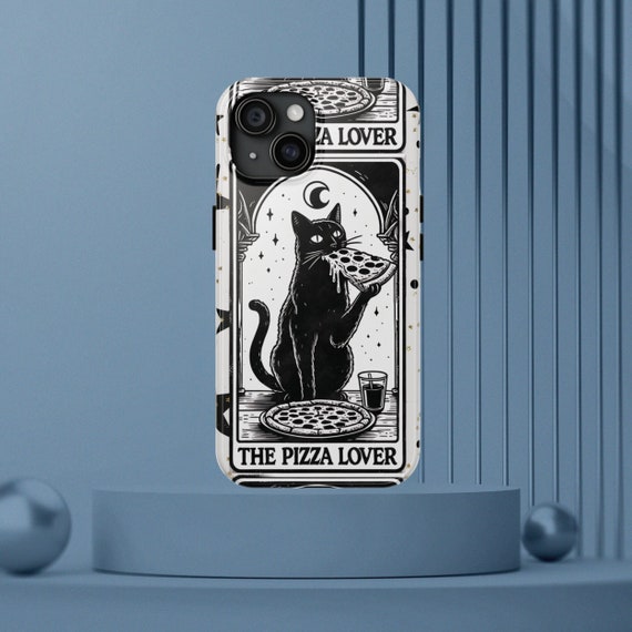 Pizza Lover iPhone Case Black Cat iPhone 11 12 13 14 15 16