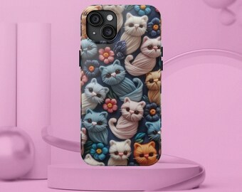 iPhone Case Cat Lovers Gift for Cat Mom, Gift for Aunt Cute iPhone Case 11 12 13 14 15 Pro Gift for Girlfriend, Gift for Her, Gift for Wife