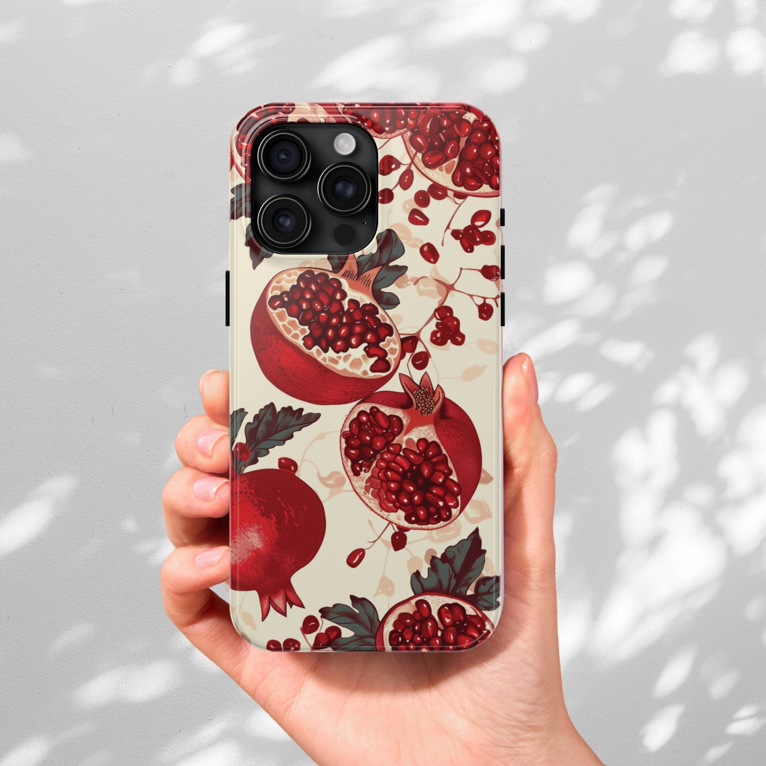 Cute iPhone Case Pomegranate Graphic Tough Cellphone Case for Grandma  iPhone 11 12 13 14 15 Pro Max Case for Wife Trendy Aesthetic iPhone - Etsy