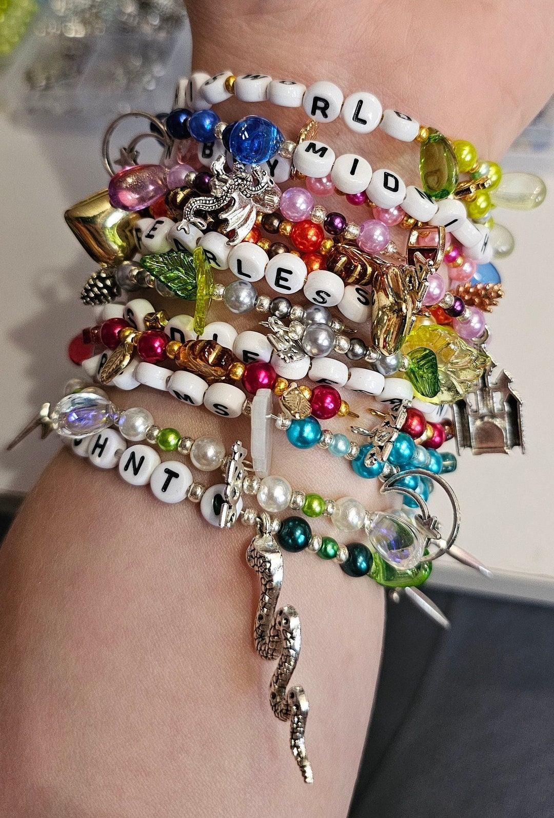 RANDOM Bundle of Eras Tour High Quality Friendship Bracelets memory ...