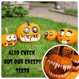 Pimp my Pumpkin Eyes - Kürbis Augen - Halloween Dekoration