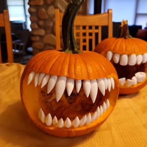 Pimp my Pumpkin Teeth - Pumpkin Teeth - Halloween Decoration