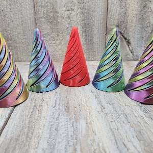 3D Printed Spiral Cone Fidget Toy