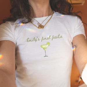Camiseta personalizada para bebé de Final Fiesta, camisetas de despedida de soltera de Final Fiesta, camisetas de despedida de soltera de México, camisetas de despedida de soltera con tequila, margaritas y matrimonio