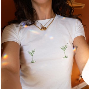Dirty Martini Nips Baby Tee Dirty Martini Baby Tee Dirty Martini Shirt Filthy Martini Dirty Martini Gift Y2k Baby Tee Extra Olives Tini Time