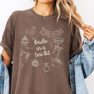 A Bride In A Tini Bit Shirt Espresso Martini Shirt Themed Bachelorette Party Martini Tshirt Espresso Martini Bachelorette Martini Bach