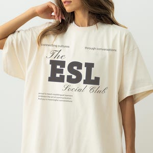 ESL Teacher Shirt ESL Teacher Gift Multilingual Teacher Shirt Teacher Appreciation Second Language Teacher Shirt English Teacher Shirt