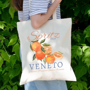 Aperol Spritz Tote Bag Aperol Spritz Bachelorette Party Favors Citrus Bridal Shower Last Spritz As A Miss Bachelorette Tote Bag Bach Party