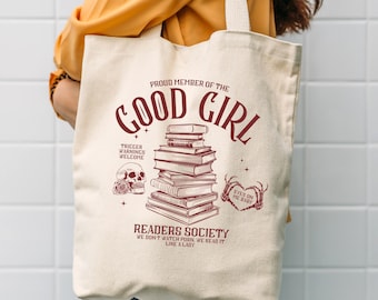 Smut Tote Bag Good Girl Book Club Enemies To Lovers Dark Romance STFUATTDLAGG Thick And Spicy Spicy Book Gift Smut Lover Buy Me Books Tote