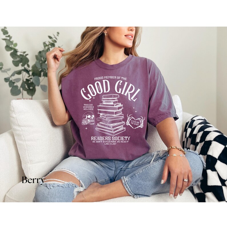 Smut Shirt Good Girl Book Club Enemies To Lovers Dark Romance STFUATTDLAGG Thick And Spicy Spicy Book Shirt Smut Lover Buy Me Books T Shirt Berry