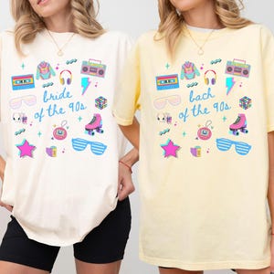 90s Bachelorette Shirts Retro Bachelorette Party Shirts 90s Bride Shirt Nashville Bach of the 90s 90s Themed Wedding Comfort Colors TShirts