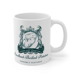 Boiled Potatoes Pride And Prejudice Mug Jane Austen Mug Jane Austen Gifts Bookish Mug Light Academia Mug Book Lover Gift What Excellent Mug