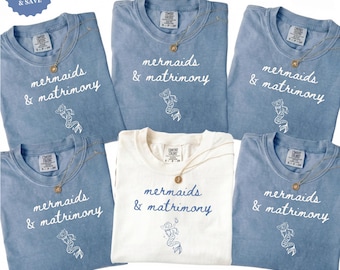 Mermaids & Matrimony Bachelorette Shirts: Coastal Last Splash Shirt