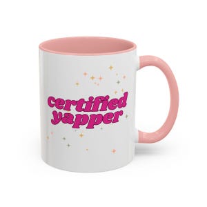 Mug Yapper certifié Mug Yapper professionnel Mug Yap TikTok Meme Y2k Mug Mème viral Mème viral drôle Mème drôle Tendance Vu sur Tiktok
