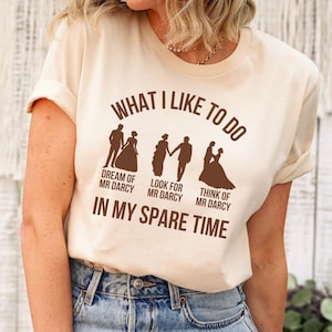 Pride And Prejudice T Shirt Jane Austen T Shirt Jane Austen Gifts Bookish TShirt Light Academia Shirt Book Lover Gift Classic Literature Top