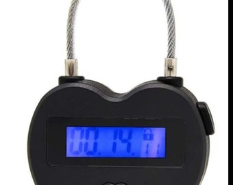 Electronic timer padlock