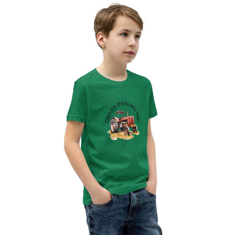 Dibs on the Buddy Seat - Youth Short Sleeve T-Shirt