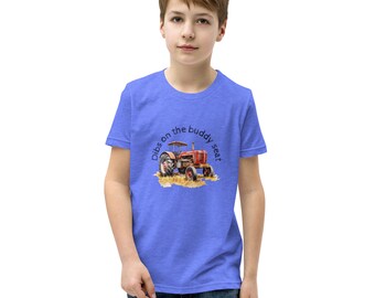 Dibs on the Buddy Seat - Youth Short Sleeve T-Shirt